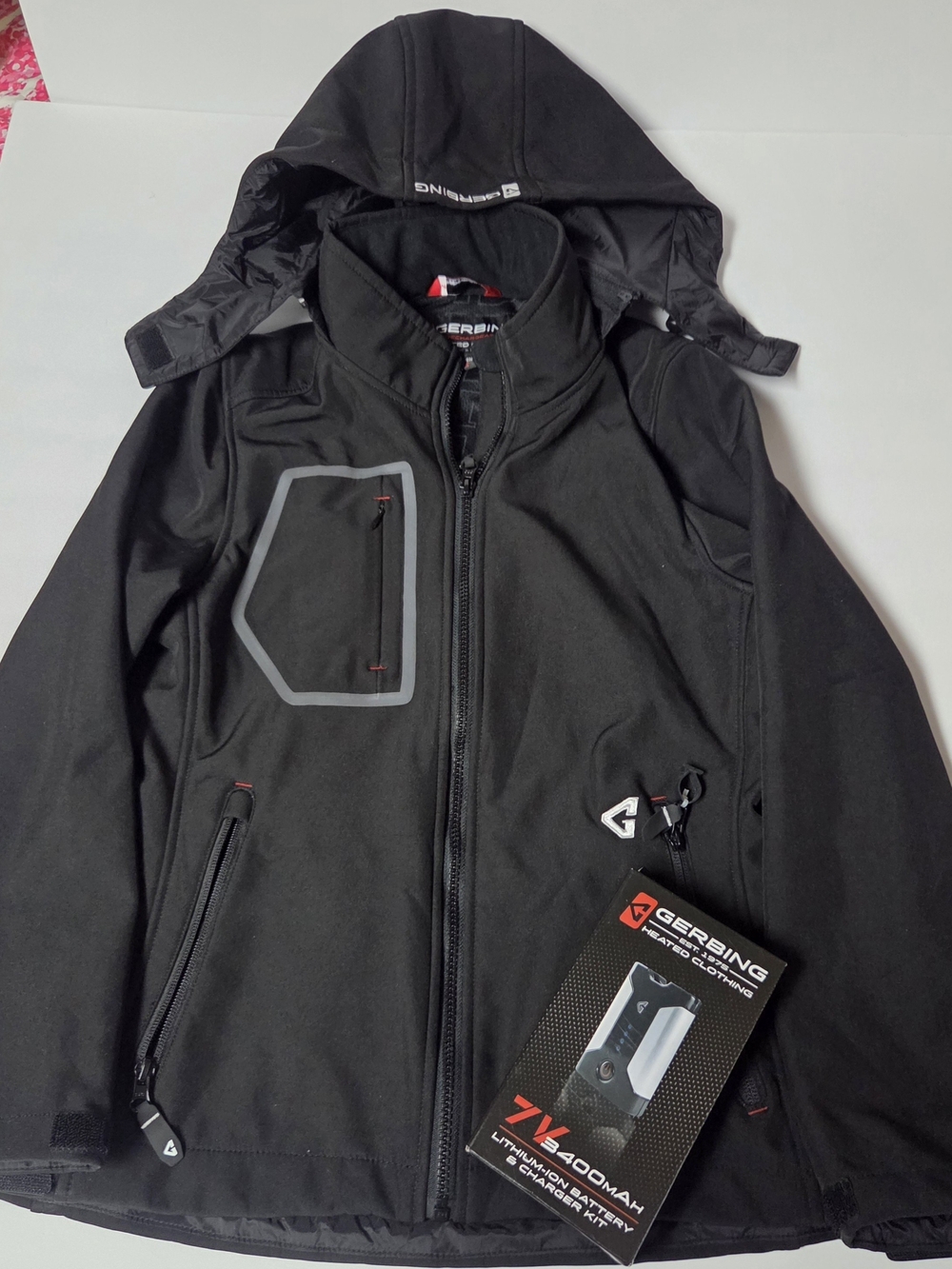 Women's Black Heated Softshell Jacket Brand New No Tag